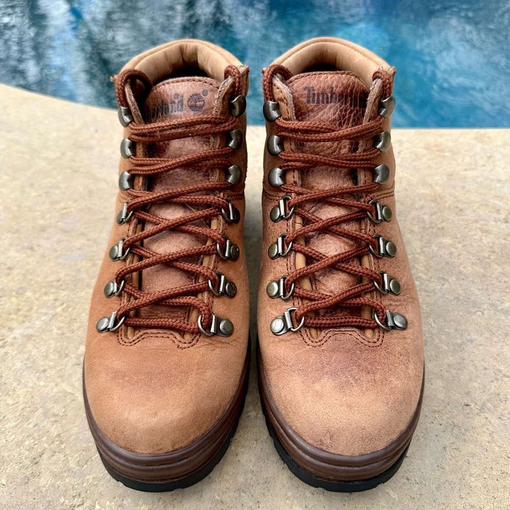 Timberland Lace-up Hiking Boots Vintage Rugged Gorpecore - Size 6.5M Women’s - Picture 5 of 9